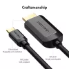 Vention USB-C į HDMI laidas 2 m juodas