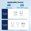 Vention HAFBH DisplayPort į DVI laidas, 1 m, juodas
