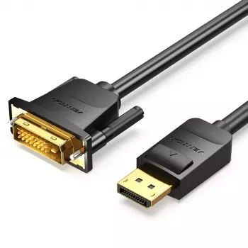 Vention HAFBH DisplayPort į DVI laidas, 1 m, juodas