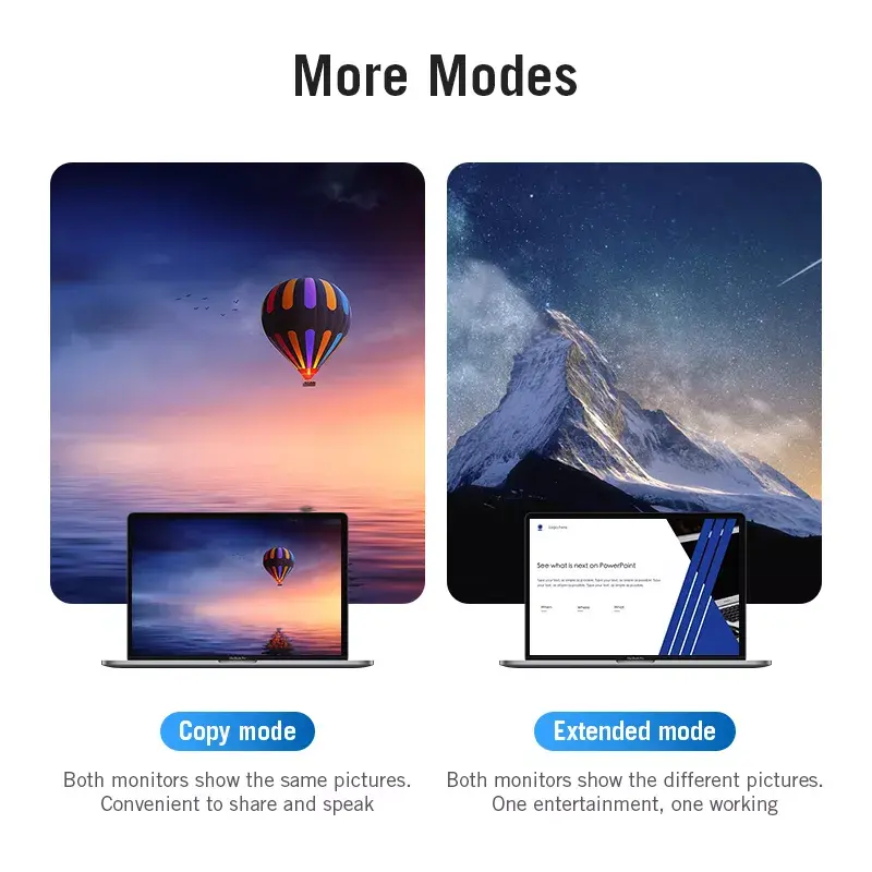 Vention AIDB0 HDMI į VGA keitiklis, 3,5 mm garso jungtis