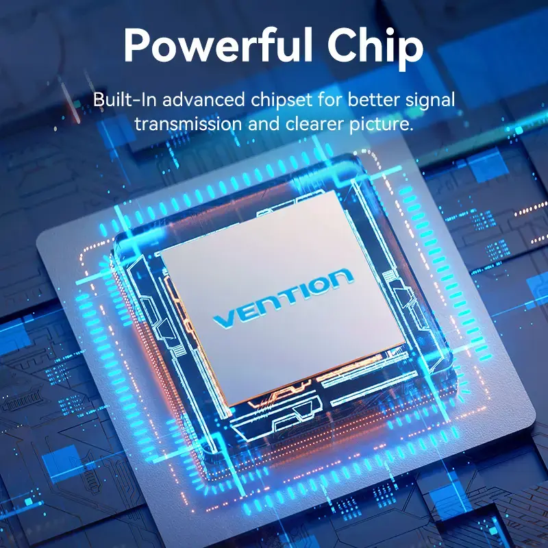 Vention 2-Port Bi-Directional 8K HDMI Switcher AKPH0, HDMI 2.1, 7680×4320@60Hz, USB-C maitinimas, aliuminis, pilka