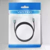 USB 2.0 A (vyriškas) į B (vyriškas) laidas Vention COQBJ, 0,5 m, juodas, PVC apvalkalas, 2 A, 0,48 Gbit/s