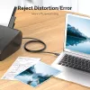 USB 2.0 A (vyriškas) į B (vyriškas) laidas Vention COQBJ, 0,5 m, juodas, PVC apvalkalas, 2 A, 0,48 Gbit/s