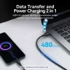 Vention USB 2.0 A Kištukas į C Kištuką 3A Laidas 0.25 m Juodas
