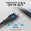 Vention USB 2.0 A Kištukas į C Kištuką 3A Laidas 0.25 m Juodas
