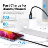 Vention USB 2.0 A kištukas į C kištuką 3A laidas 0,5 m juodas