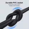 Vention USB 2.0 A (vyriškas) į C (vyriškas) 3A laidas 0,5 m juodas