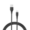 Vention USB 2.0 A (vyriškas) į C (vyriškas) 3A laidas 0,5 m juodas