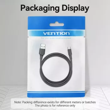Vention USB 2.0 A vyriškas į Micro-B vyriškas 2A laidas 2M juodas