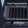 USB A į A laidas Vention CONBD 0,5 m, USB 3.2 Gen 1 (5 Gbit/s), juodas