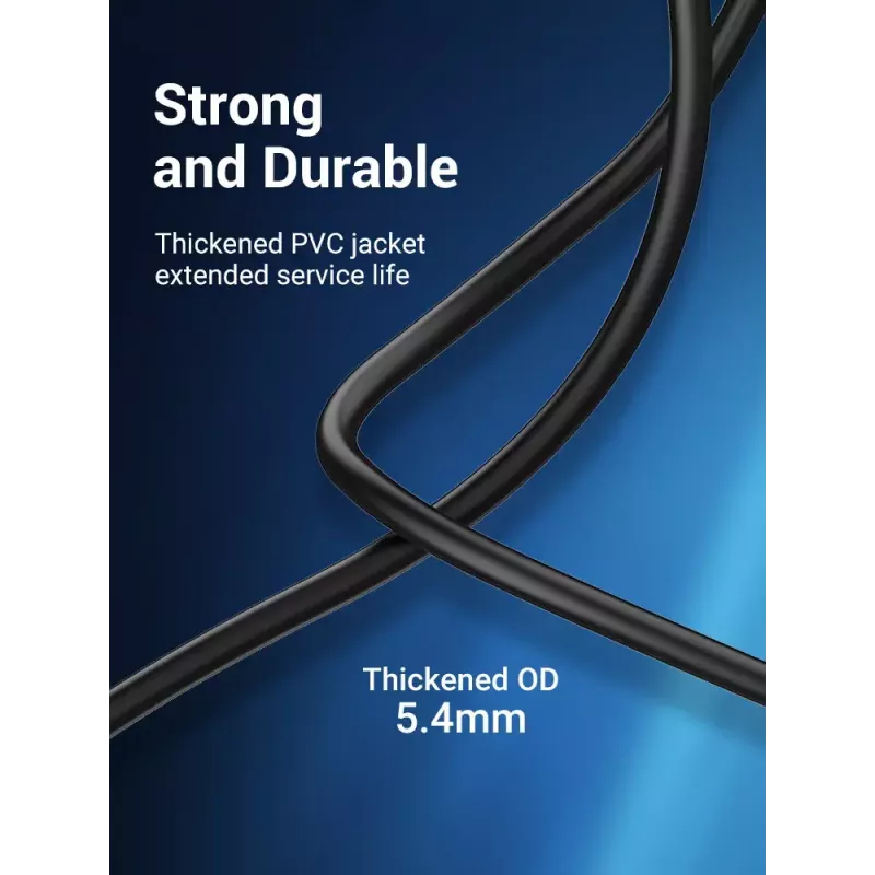 Vention USB 3.0 A į B laidas 3 m — USB 3.2 Gen 1 (5 Gbit/s), juodas, nikeliuotos jungtys