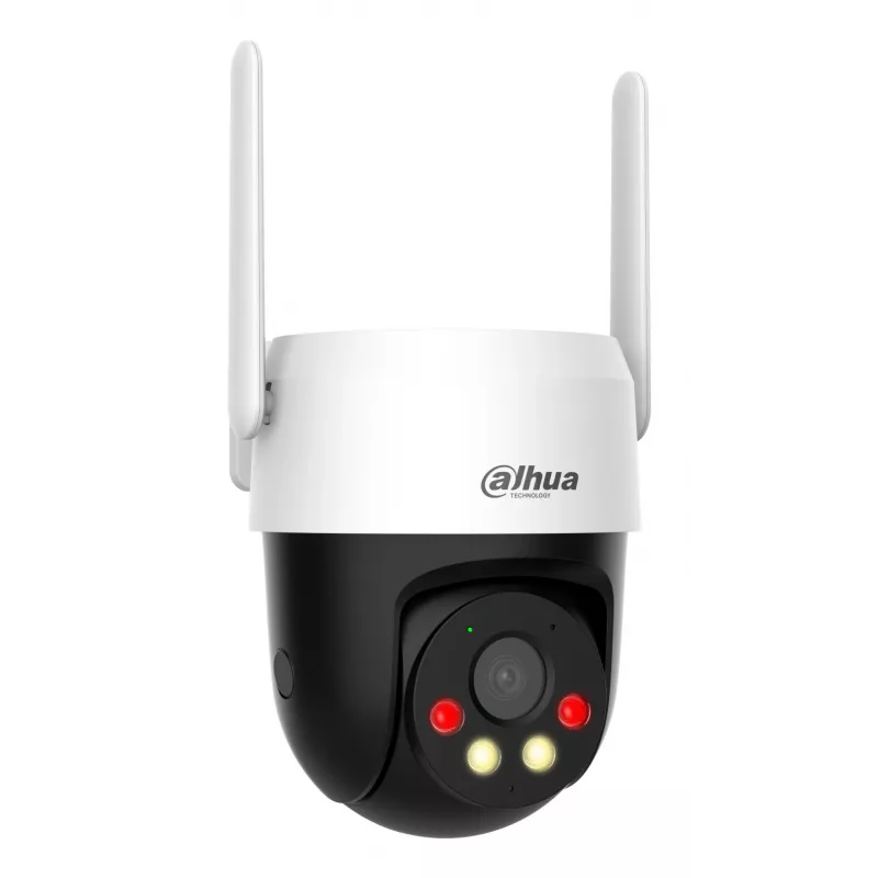 IP stebėjimo kamera DAHUA 3MP fiksuoto fokusavimo 4G pasukama ir pakreipiama kupolinė, 3MP, 4 mm, 180° sukimas, lauke, belaidė