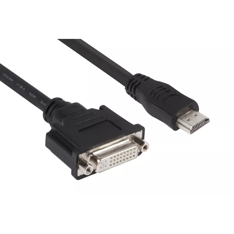 CLUB3D HDMI į DVI vienos jungties pasyvus adapteris 0,40 m