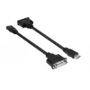 CLUB3D HDMI į DVI vienos jungties pasyvus adapteris 0,40 m