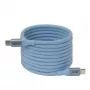 CLUB3D USB-C® Magnetinė Ritė 240W PD3.1 Mėlynas Laidas 2m / 6,56ft Greitas Įkrovimas