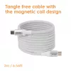 USB-C laidas su magnetine rite Club 3D CAC-3032 — baltas