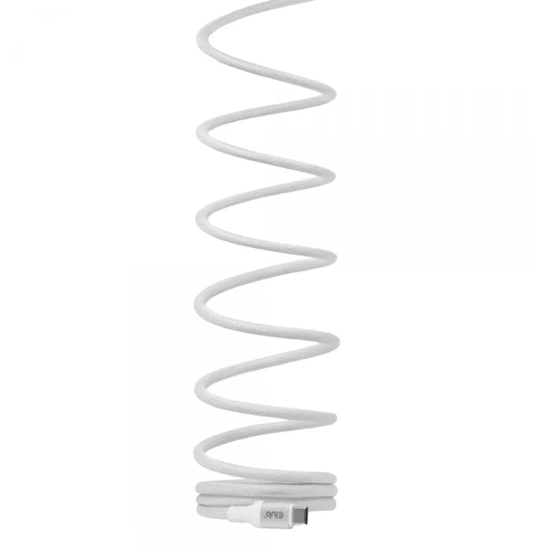 USB-C laidas su magnetine rite Club 3D CAC-3032 — baltas