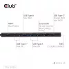 CLUB3D 10-1 nešiojamas USB Type-C 10Gbps dokas su HDMI 8K30Hz ir PD 3.1 140W