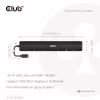 CLUB3D 10-1 nešiojamas USB Type-C 10Gbps dokas su HDMI 8K30Hz ir PD 3.1 140W