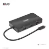 CLUB3D CSV-1598 USB Gen2 Type-C į Dual DisplayPort 4k60Hz 7-in-1 HUB