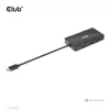 CLUB3D CSV-1598 USB Gen2 Type-C į Dual DisplayPort 4k60Hz 7-in-1 HUB
