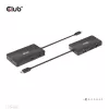 CLUB3D CSV-1598 USB Gen2 Type-C į Dual DisplayPort 4k60Hz 7-in-1 HUB