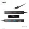 CLUB3D CSV-1598 USB Gen2 Type-C į Dual DisplayPort 4k60Hz 7-in-1 HUB