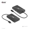CLUB3D CSV-1598 USB Gen2 Type-C į Dual DisplayPort 4k60Hz 7-in-1 HUB