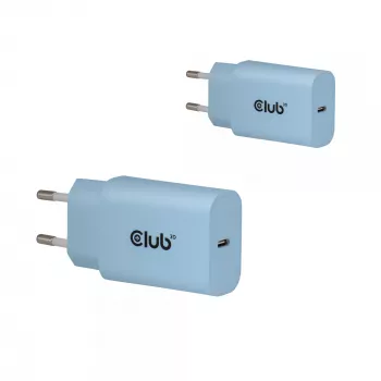 CLUB3D 2 vnt. USB-C įkroviklis 30 W Baltas