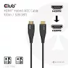CLUB3D CAC-1394 itin didelės spartos AOC laidas 4K120Hz/8K60Hz vienakryptis M/M 100m