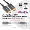 CLUB3D Ultra High Speed HDMI™ sertifikuotas AOC laidas 4K120Hz/8K60Hz vienakryptis M/M 10m