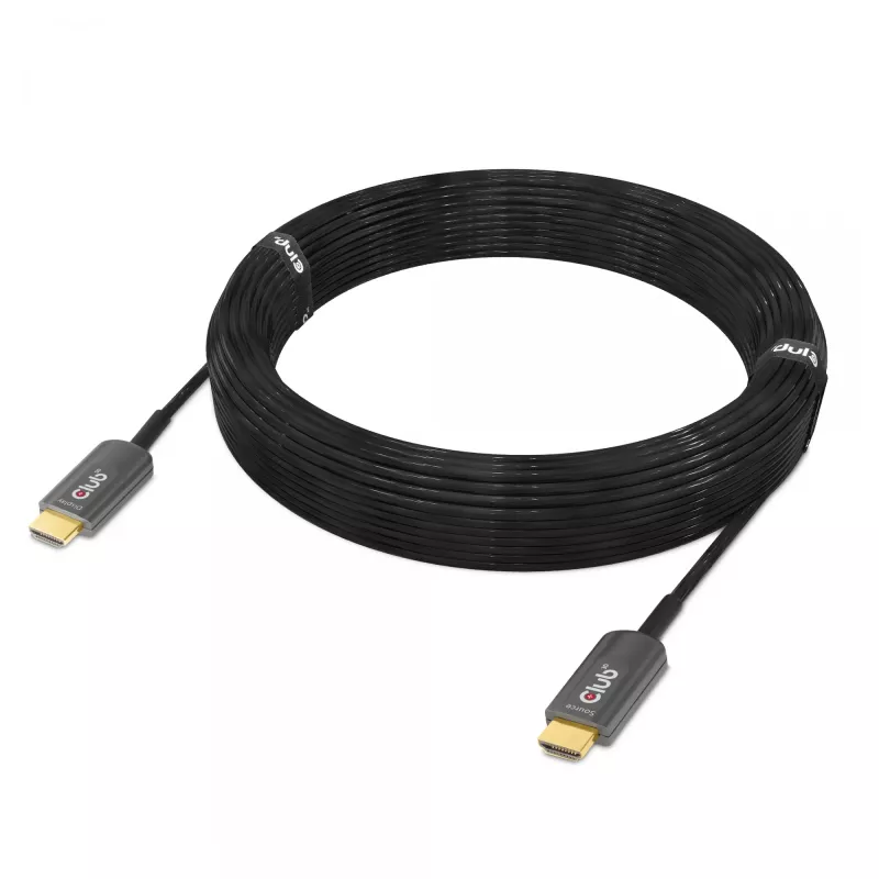 CLUB3D Ultra High Speed HDMI™ sertifikuotas aktyvus optinis laidas 4K120Hz/8K60Hz vienakryptis M/M 15m