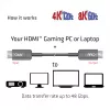 CLUB3D Ultra High Speed HDMI™ sertifikuotas aktyvus optinis laidas 4K120Hz/8K60Hz vienakryptis M/M 15m
