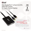 CLUB3D CAC-1130-A aktyvus adapteris iš Mini DisplayPort į Dual Link DVI (be HDCP) – skirtas Apple Cinema ekranams