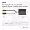 CLUB3D CAC-1130-A aktyvus adapteris iš Mini DisplayPort į Dual Link DVI (be HDCP) – skirtas Apple Cinema ekranams