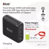 CLUB3D CAC-1912 kelioninis įkroviklis 100W GaN technologija, 2x USB-A ir 2x USB-C, Power Delivery 3.0