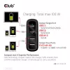 CLUB3D CAC-1912 kelioninis įkroviklis 100W GaN technologija, 2x USB-A ir 2x USB-C, Power Delivery 3.0