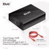 CLUB3D kelioninis įkroviklis 132W GAN technologija, keturi USB Type-A ir -C prievadai, Power Delivery (PD) 3.0 palaikymas