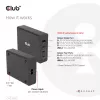CLUB3D kelioninis įkroviklis 132W GAN technologija, keturi USB Type-A ir -C prievadai, Power Delivery (PD) 3.0 palaikymas