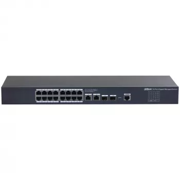 Dahua Technology SG4020 valdomas L2 gigabaitinis eterneto jungiklis 18+2 prievadų, 1U, juodas