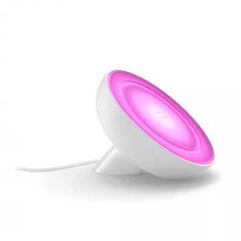 Philips Hue Bloom stalinė lempa su baltos ir spalvotos šviesos funkcija, išmanioji lempa, ZigBee, balta, integruotas LED, metalas, nekeičiama lemputė