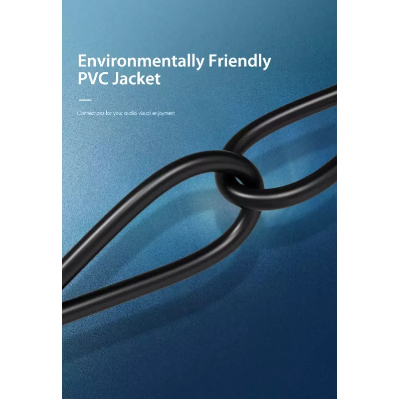 Vention Cat.8 SFTP Patch Laidas 0,5 m Juodas RJ-45 Auksuoti Kontaktai