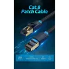 Vention Cat.8 SFTP Patch Laidas 0,5 m Juodas RJ-45 Auksuoti Kontaktai