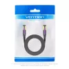 Vention Flat Cat.7 Patch Cable 3M juodas tinklo laidas