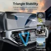 Vention KCTB0 automatiškai užsifiksuojantis telefono laikiklis automobiliui, juodas