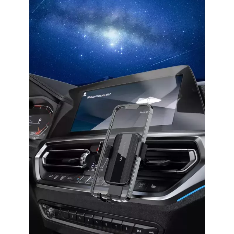 Vention KCTB0 automatiškai užsifiksuojantis telefono laikiklis automobiliui, juodas