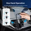 Vention KCTB0 automatiškai užsifiksuojantis telefono laikiklis automobiliui, juodas
