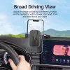 Automobilinis laikiklis telefonui Vention KCOB0 – automatinis užspaudimas, siurbtukas, juodas, 73 mm plotis, 117,6 mm aukštis