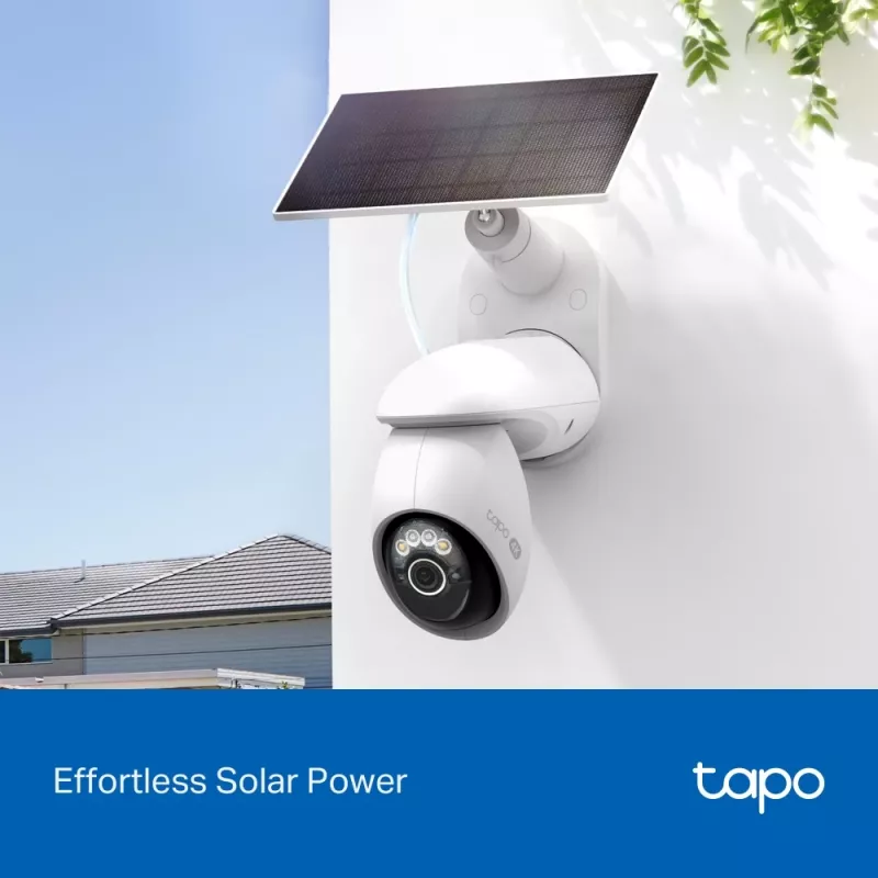 IP stebėjimo kamera TP‑Link Tapo C660 KIT — 8 MP 3840×2160, 4 mm objektyvas, 20 kadrų/s, Wi‑Fi ir Ethernet, lauko IP65, IR naktinis matymas 12 m