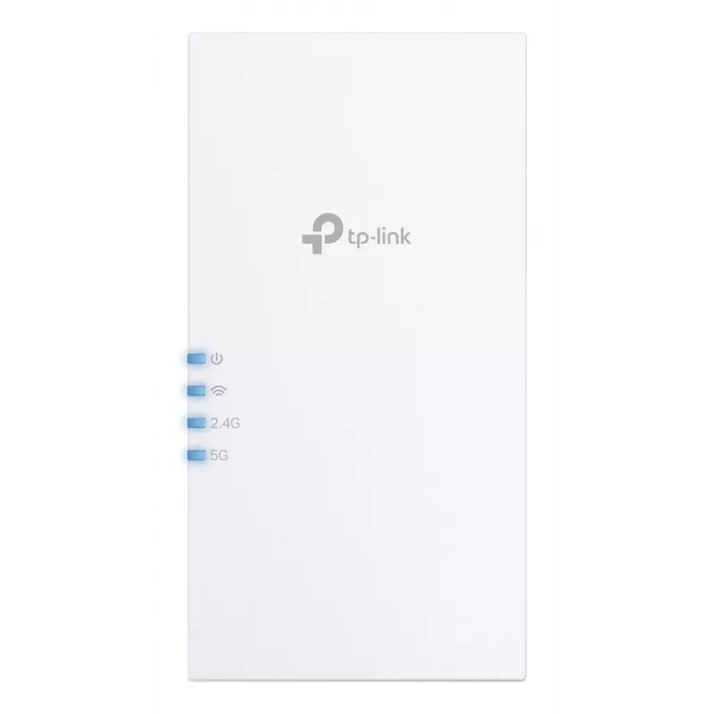 Wi-Fi 7 tinklo stiprintuvas TP-Link RE220BE – dviejų juostų 2,4/5 GHz, 802.11be, 2 išorinės antenos, 100–240 V
